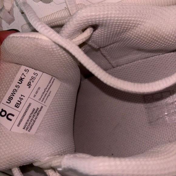 👟 On Cloud The Roger Pro White/Indigo Woman’s Gym Performance Shoes Size 9.5 - Picture 6 of 6